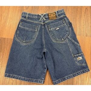 LUGZ Jeans Shorts Mens 32 x 12 Baggy Street Wear Jeans Carpenter Vintage 90s
